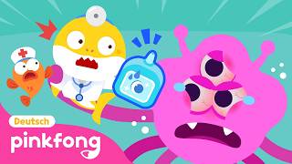 [NEU] Autsch! Meine Augen brennenㅣBaby-Hai Krankenhausspiel 🏥ㅣPinkfong! Kinderlieder