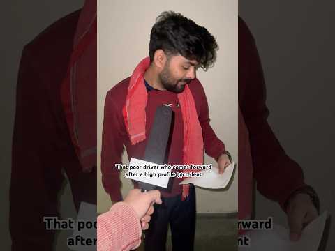 That driver after a high profile car crash #relatable #funny #car #driver #shorts