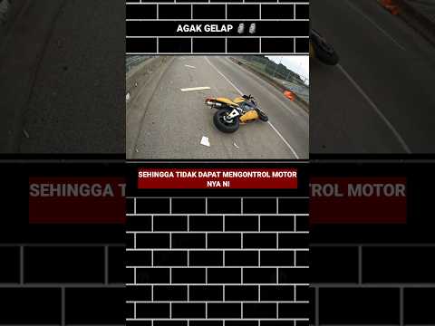 Crash Akibat Melaju Dengan Kecepatan Tinggi #motovlog