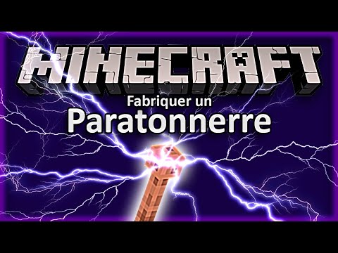 ⚡ Le Paratonnerre dans Minecraft : Guide Complet pour Éviter la Foudre ! (Bedrock & Java)