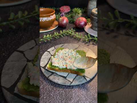 Super Easy Sandwich 🥪💜 #sandwich #sandwichrecipe #sandwiches #vegsandwich #snack #snacksrecipe #food