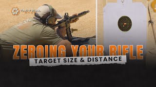 Zeroing Your Rifle: Target Size & Distance