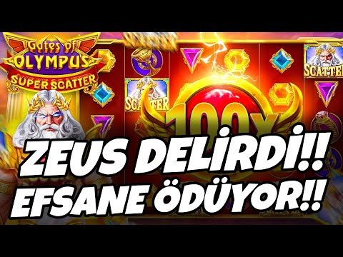 GATES OF OLYMPUS SUPER SCATTER ⚡ ZEUS DELİRDİ! EFSANE ÖDÜYOR #gatesofolympus