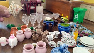 Full Miniature Real Cooking Kitchen Set installation | Mini kitchen Real utensils collection Part 17