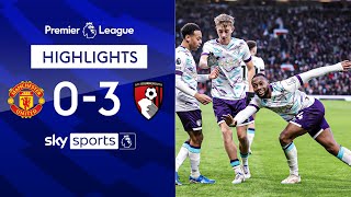 Cherries give Man Utd Christmas nightmare! 💥 | Man Utd 0-3 Bournemouth | Premier League Highlights