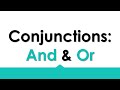 Conjunctions: Usage and Examples