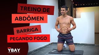 Treino RÁPIDO de abdômen - BARRIGA PEGANDO FOGO