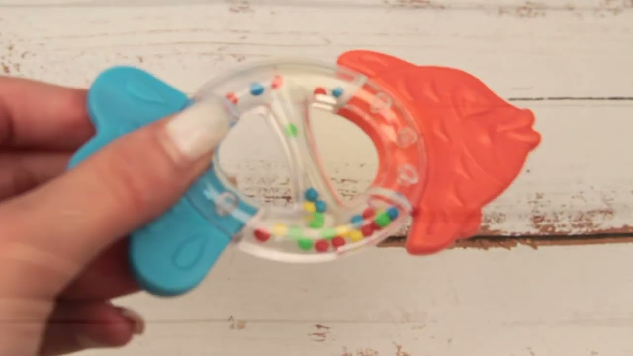 Погремушка-прорезыватель Stellar рыбка - видео Погремушка-прорезыватель Stellar рыбка - видео