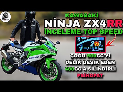 ÇOĞU 600'ÜN KATİLİ KAWASAKİ NİNJA ZX4RR İNCELEME VE TOP SPEED & A2 YE UYARMI? HIZ,KALİTE,KONFOR FULL