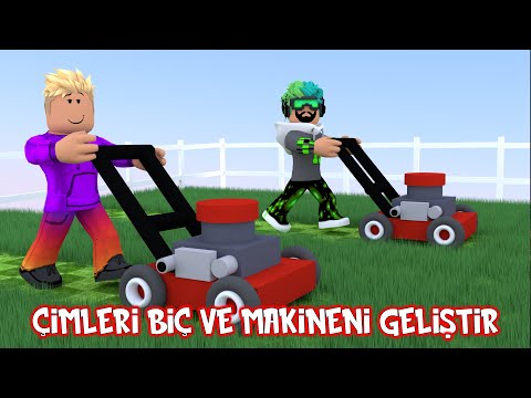 ÇİMLERİ BİÇ VE MAKİNENİ GELİŞTİR W/HAN KANAL | Roblox Mow ur lawn