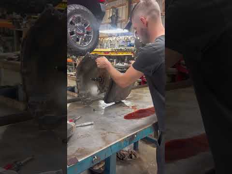 1/3 We bought this transmission for $75 #fsp #ram2500cummins #yt #fyp #sub #mechanic #asmr #clutch