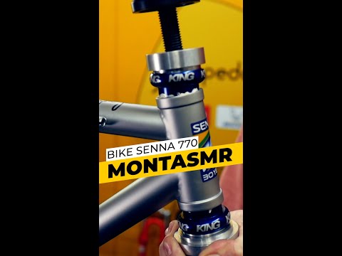 Montagem ASMR bike Senna 770. Pedaleria