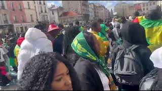 Paris/Sénégal-Pérou: L’ambiance des supporters des Lions à St Denis 