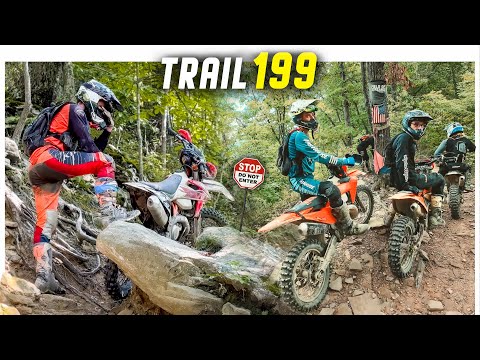 Tard Enduro Bros vs HARDEST Trail At Hatfield McCoy! - Buffalo Mountain