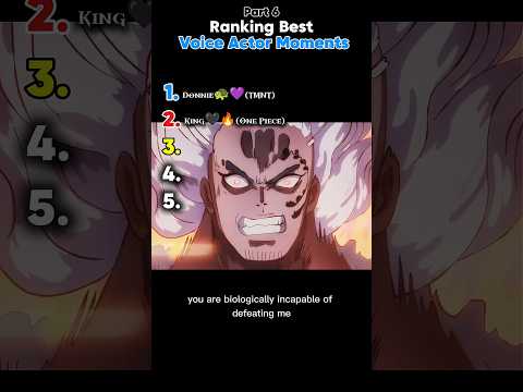 “Ranking Best Voice Over Actor Moments – Part 6🔥 You Won’t Believe #1, #2 , #3 #4 &5!” ✅