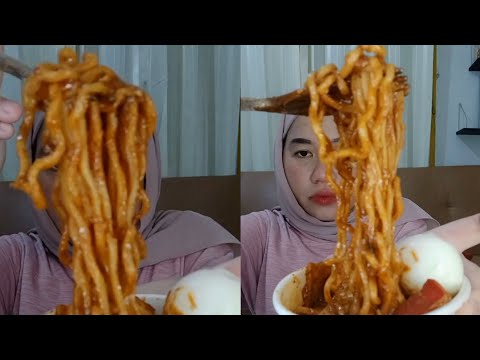 MUKBANG MAKANAN KOREA RAPOKKI PEDAS