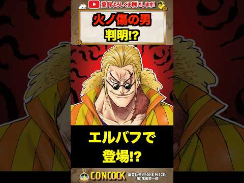 【ワンピース考察】「火ノ傷の男」の正体判明!?