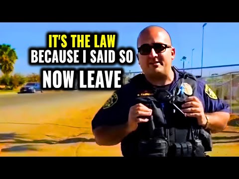 COP & SERGEANT LEARN THE HARD WAY "I WILL ARREST YOU" First Amendment Audit