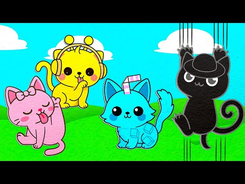 What If SPRUNKI Were CATS? 🐱 Super Cute 😍 *Sprunki Are Cats Paper Game Book*
