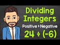 Dividing Positive Integers by Negative Numbers