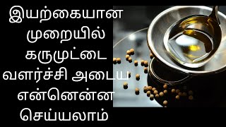 இயற்கையான முறையில் கருமுட்டை வளர்ச்சி அடைய என்னென்ன செய்யலாம்