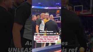 I don’t think I’ve EVER seen Austin Reaves this upset… The refs have lit a fire under the Lakers
