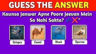 Guess The Answer In Animals 🦊🦅 | Quiz video