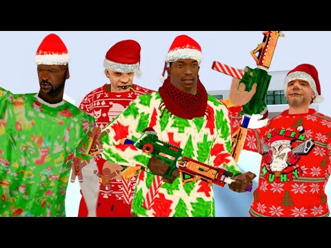 La misión navideña de CJ y sus amigos - GTA: San Andreas Loquendo [Especial de Navidad 2024]