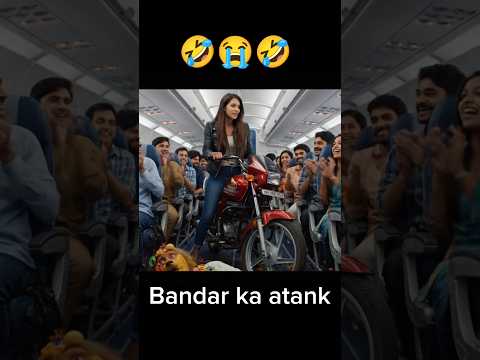 When a monkey went to sell sweets and rakhis on Rakshabandhan, the girl hit him with her bike 😭
