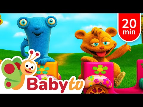 Toddler Train Adventure | Cuddlies, Oliver & Friends | BabyTV
