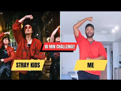 Trying to learn Stray Kids "Chk Chk Boom" Dance in 10mins