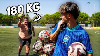 Se puede JUGAR al FUTBOL con 180kg?