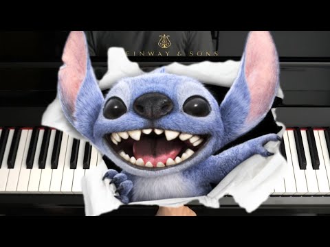 How to play Hawaiian Roller Coaster Ride - Lilo & Stitch - EASY Piano