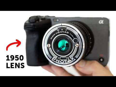 Using a 70-year-old Lens to Shoot a Video