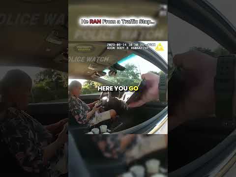 Man Flees Traffic Stop, Then Claims Medical Emergency 😳 #police #bodycam