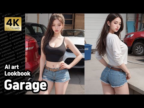 4k Fashion ai art | 차고 룩북 | Garage Lookbook