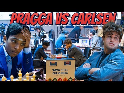 Carlsen Vs Pragga ! प्रज्ञानन्दा नें कार्लसन को ओपनिंग से चौंकाया! ( साउंड थोड़ा खराब है भाई लोग )