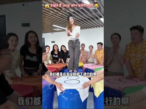 ड्रम में कूदो और मुर्गी बन जाओ 🏆😱☠️ /~ mini wood toy - woodwrorking art skill/hand crafts/#shorts​