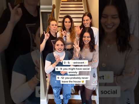 Put A Finger Down Introvert Edition | Cimorelli TikTok  🙈😅 #Shorts