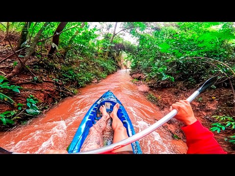 EXPLORANDO MINHA FAZENDA DEPOIS DA TEMPESTADE DENTRO DO RIO