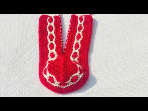 knitting booties socks sleeper trendy colours and easy step by step