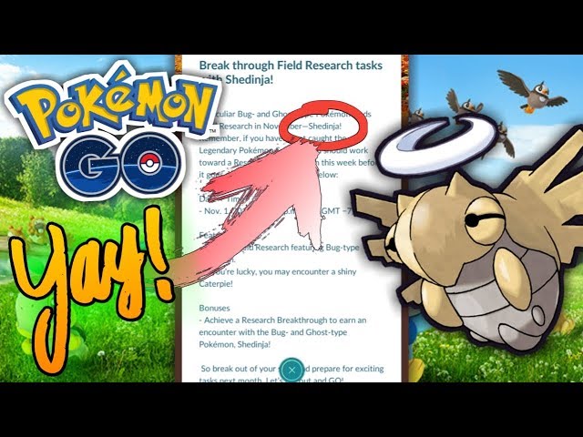 SHEDINJA is finally coming to POKEMON GO!