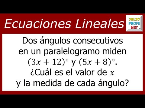 ECUACIONES LINEALES - Problema 14