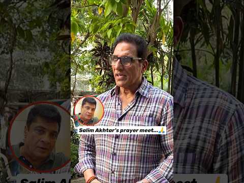Jackie Shroff & Celebs Attend Emotional Prayer Meet for Salim Akhtar 🙏 #bollywood #shorts