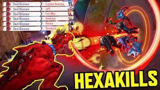 30 minutes of insane marvel rivals hexakills..