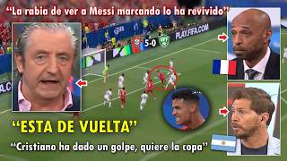 "NOS CALLO LA BOCA" PERIODISTAS ESPAÑOLES y del MUNDO RENDIDOS a CRISTIANO RONALDO tras DOBLETE HOY