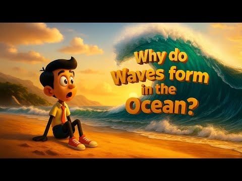 Why do Waves form in the Ocean? | #aumsum #kids #education #science