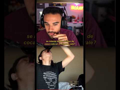 Illojuan 2 litros de CocaCola #viralvideo #funny #humor #clips #twitch #illojuan #mrbeast #cocacola
