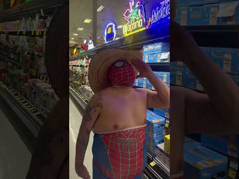 Spider-Man at fiesta YEESSAA! #spiderman #shorts