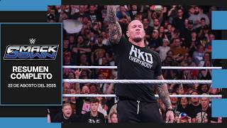 WWE SmackDown 22 Agosto 2025 - Resumen Completo en Español